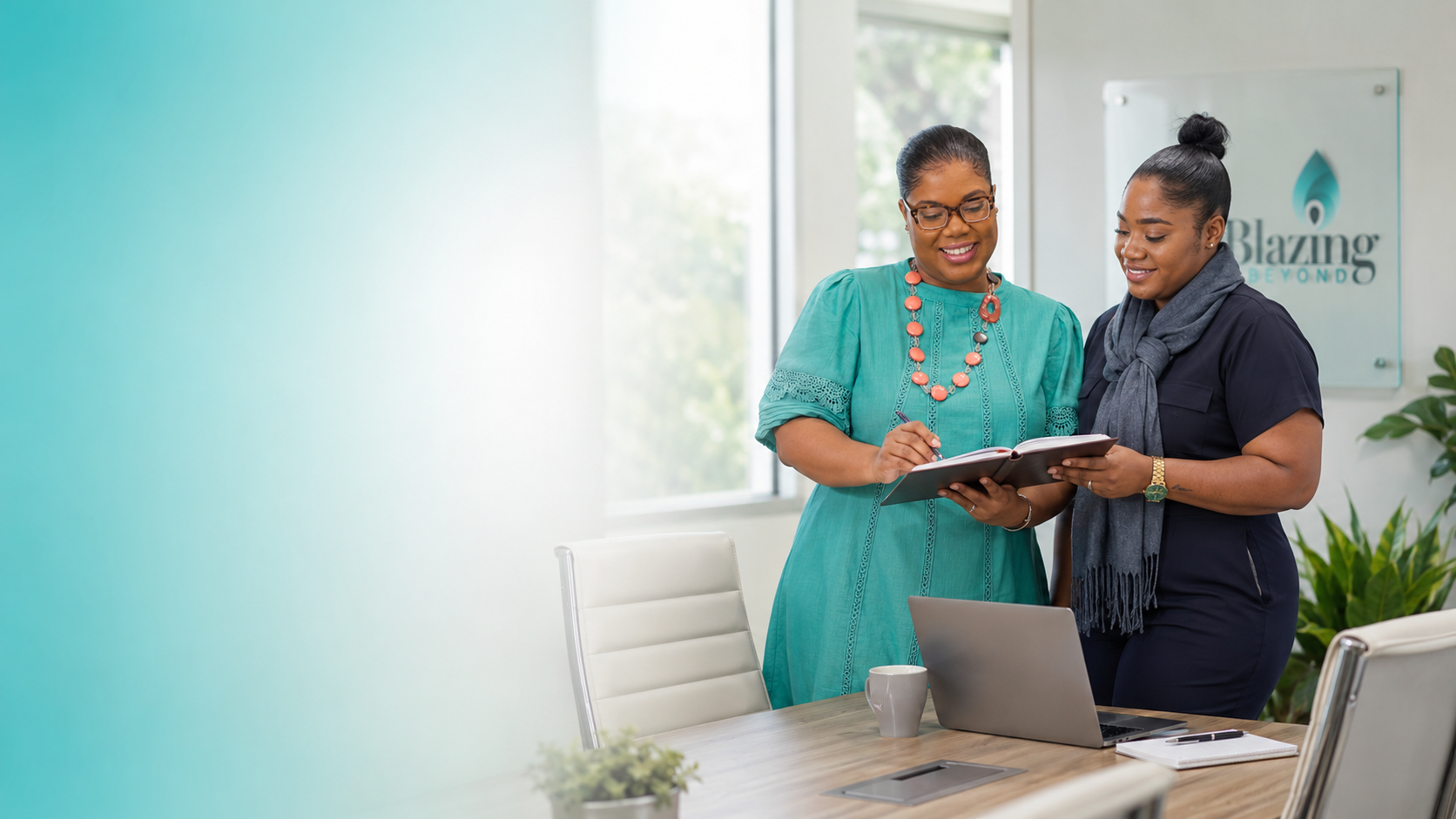 Blazing Beyond consultation session with a Jamaican business leader