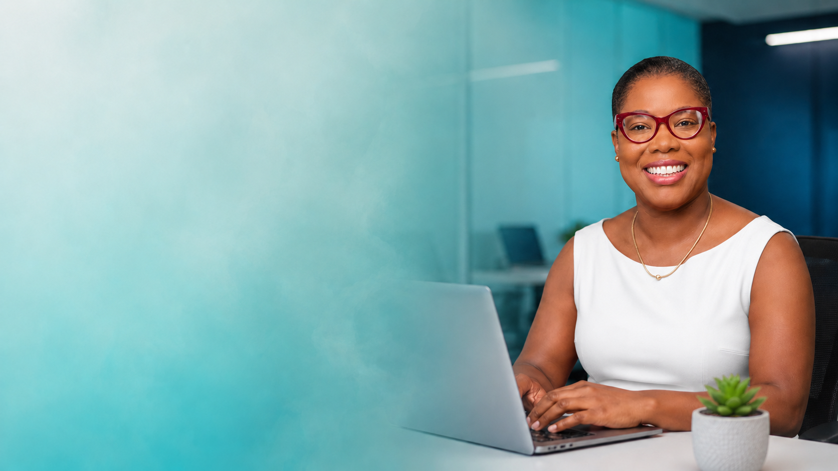 Althea, leadership trainer and consultant for Jamaican companies